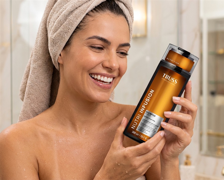 Shampoo Truss Nutri Infusion para tratamento capilar